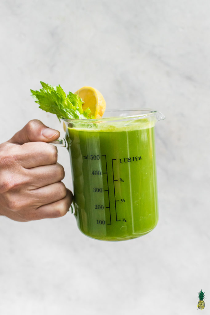 Cucumber Fennel Green Juice In Cup