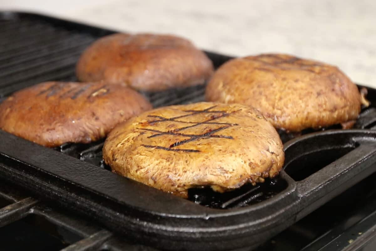 grilling portobello mushrooms