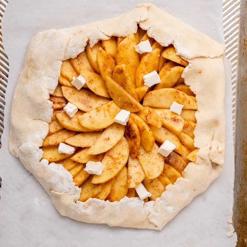 step by step how to make vegan galette crust