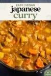 pot of japanese curry for pinterest