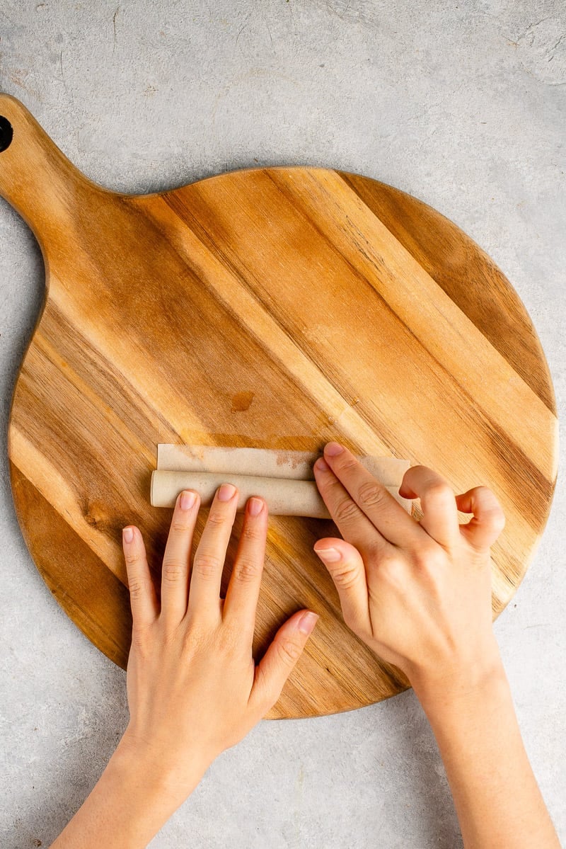 step by step of rolling lumping shanghai aka vegan spring rolls 4