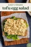 egg salad on bread for pinterest
