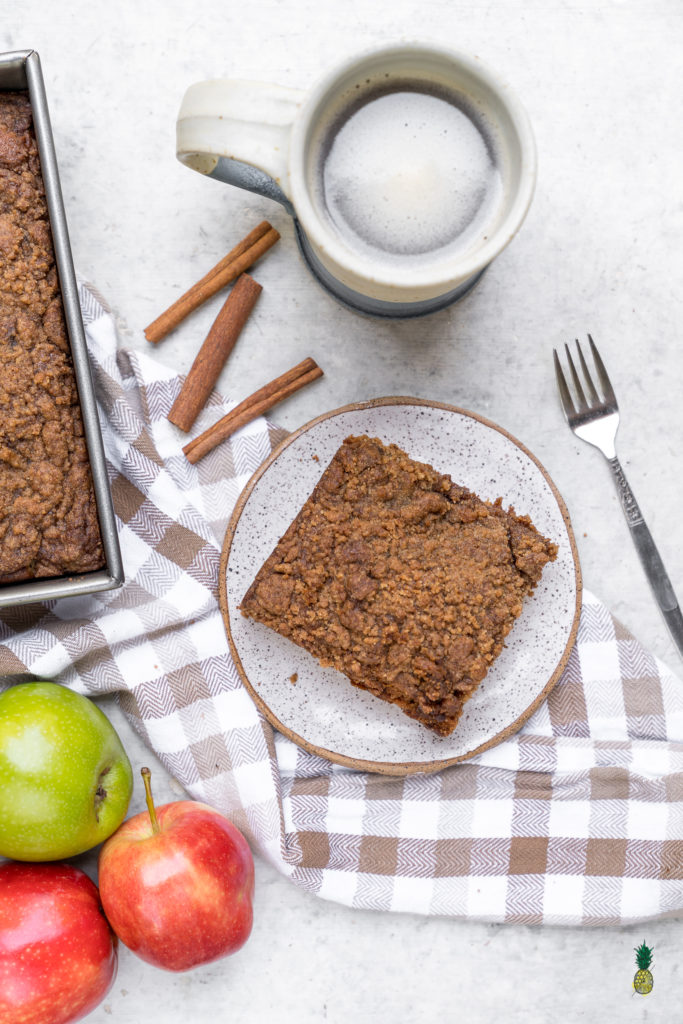 This apple cider coffee cake is a delicious must-have fall dessert you will love. 